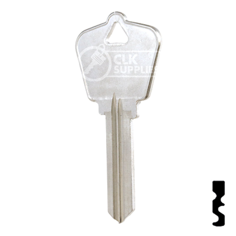 Uncut Key Blank | Arrow | A1179E Residential-Commercial Key Ilco