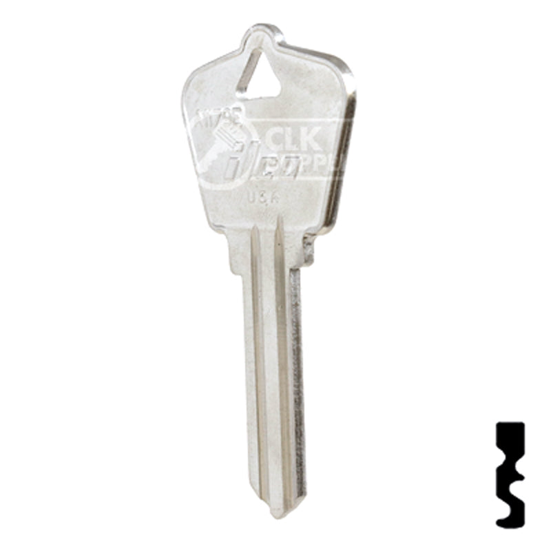 Uncut Key Blank | Arrow | A1179E Residential-Commercial Key Ilco