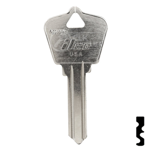 Uncut Key Blank | Arrow | A1179F Residential-Commercial Key Ilco