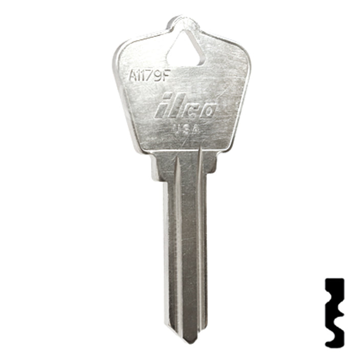 Uncut Key Blank | Arrow | A1179F Residential-Commercial Key Ilco