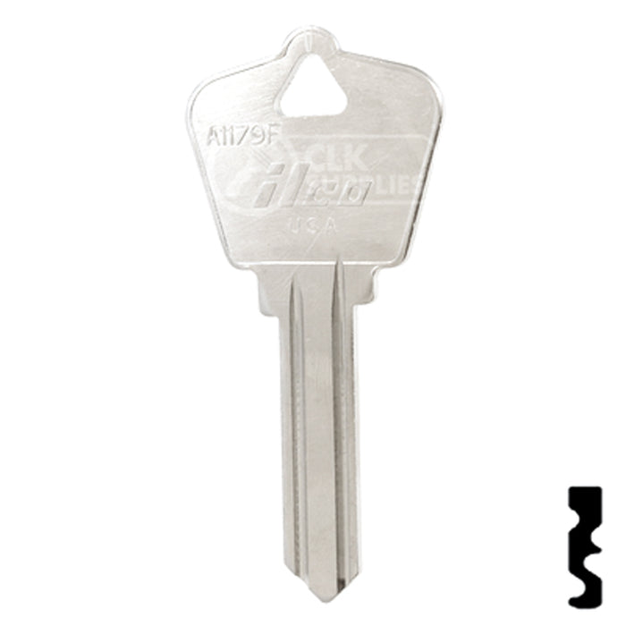 Uncut Key Blank | Arrow | A1179F Residential-Commercial Key Ilco