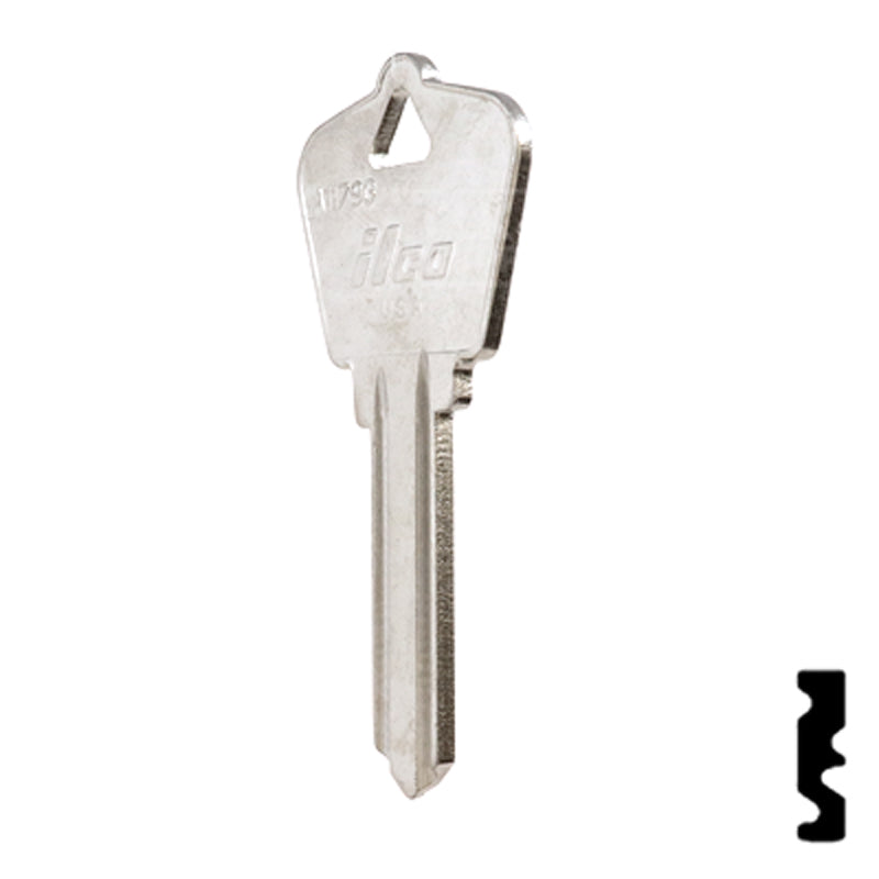 Uncut Key Blank | Arrow | A1179G Residential-Commercial Key Ilco