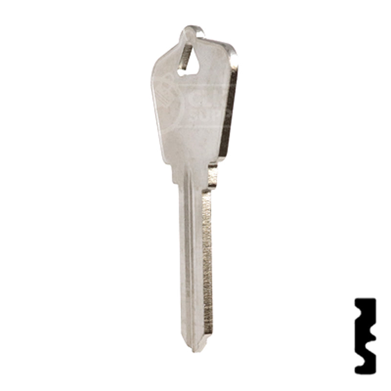 Uncut Key Blank | Arrow | A1179G Residential-Commercial Key Ilco