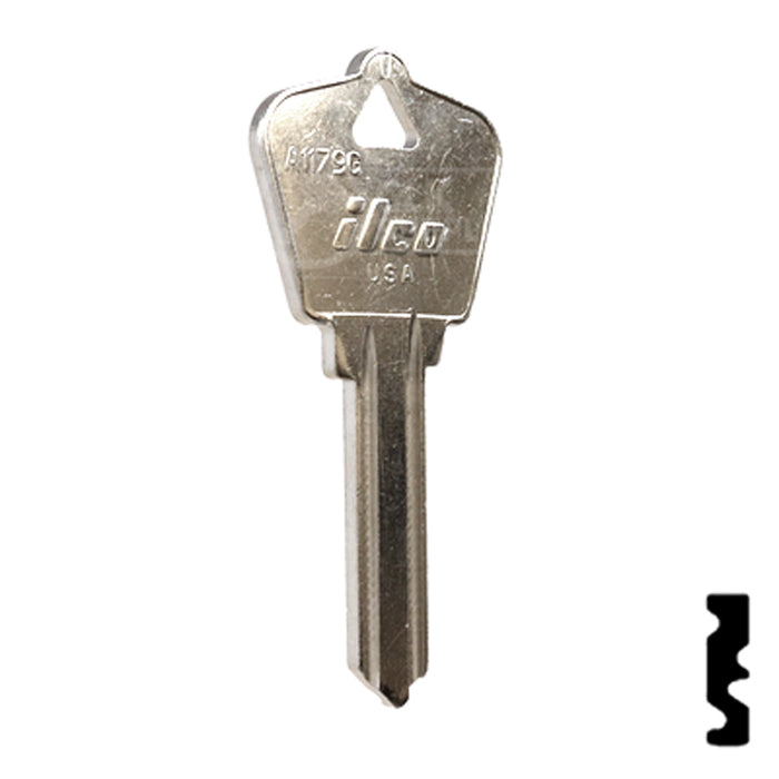 Uncut Key Blank | Arrow | A1179G Residential-Commercial Key Ilco
