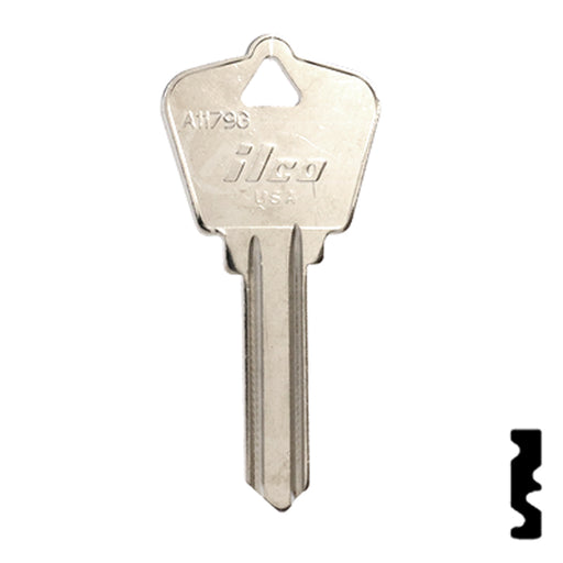 Uncut Key Blank | Arrow | A1179G Residential-Commercial Key Ilco