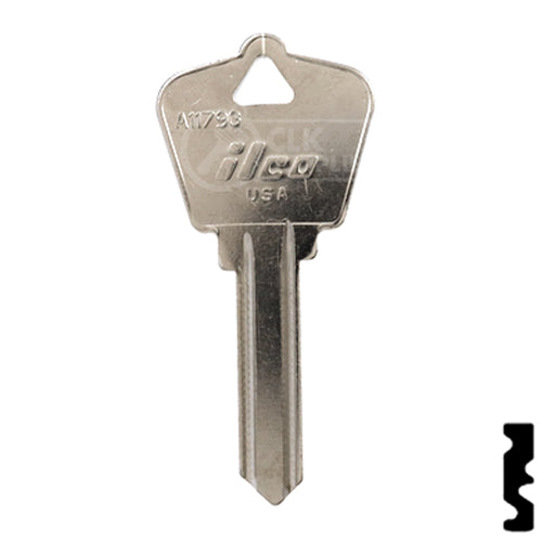 Uncut Key Blank | Arrow | A1179G Residential-Commercial Key Ilco