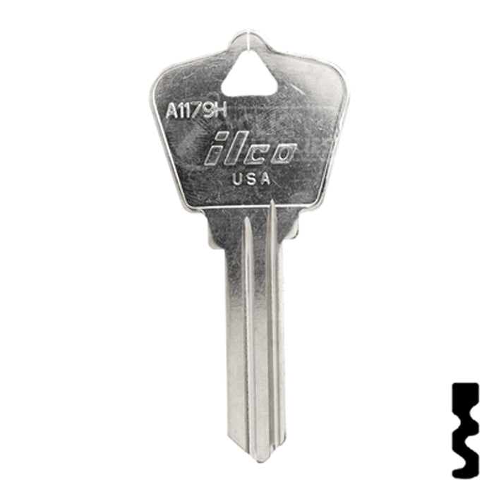 Uncut Key Blank | Arrow | A1179H Residential-Commercial Key Ilco