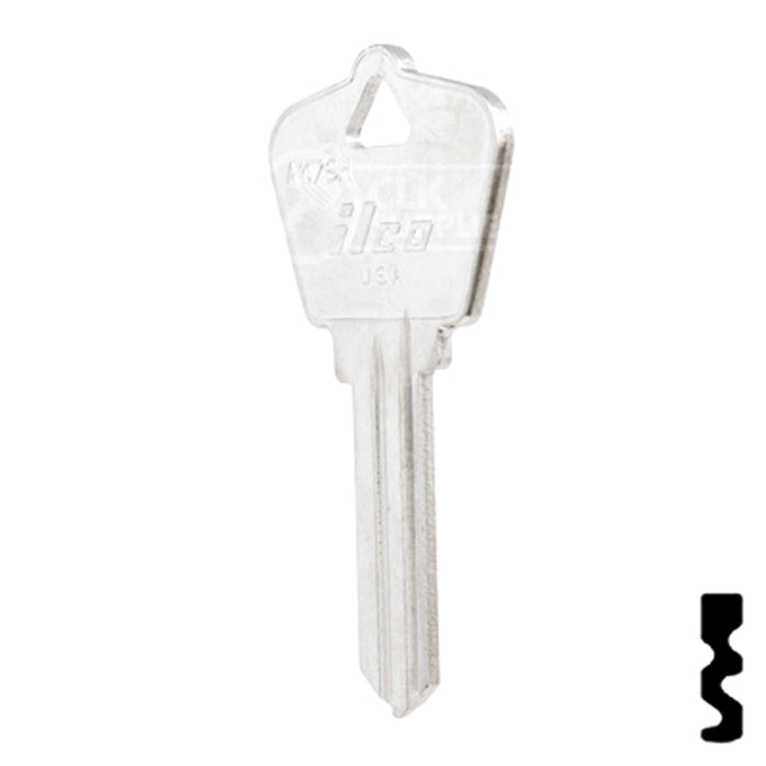 Uncut Key Blank | Arrow | A1179H Residential-Commercial Key Ilco