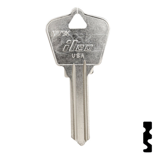 Uncut Key Blank | Arrow | A1179K Residential-Commercial Key Ilco