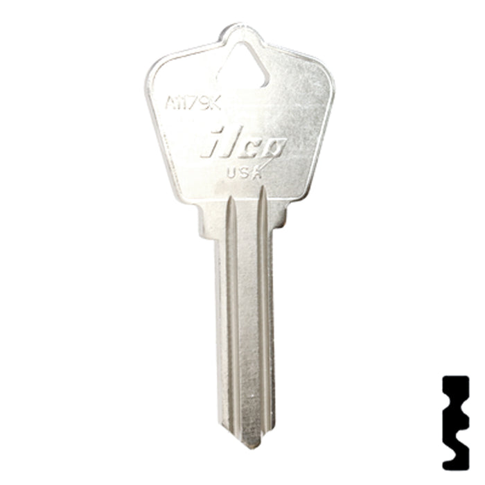 Uncut Key Blank | Arrow | A1179K Residential-Commercial Key Ilco