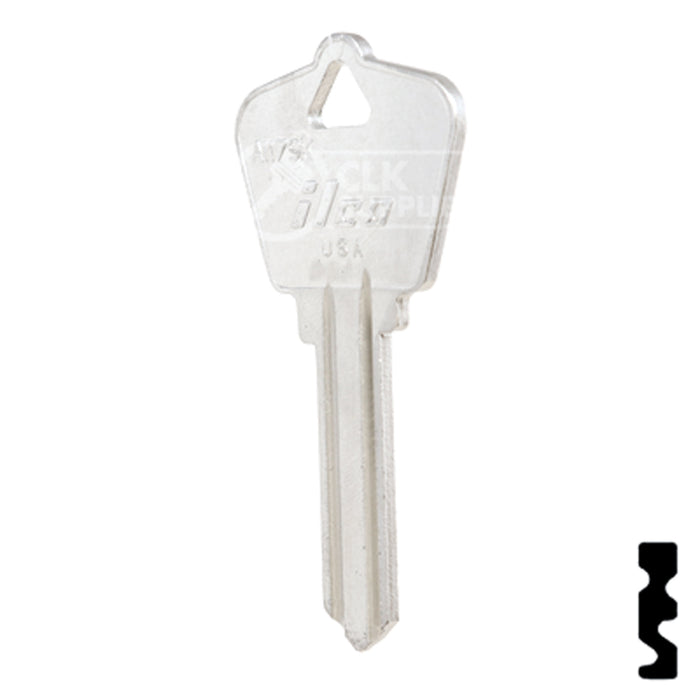 Uncut Key Blank | Arrow | A1179K Residential-Commercial Key Ilco