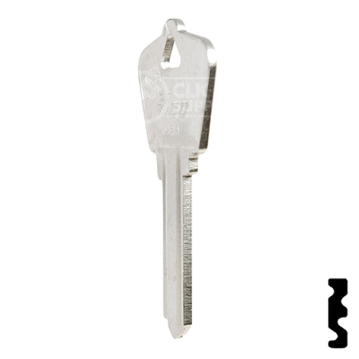 Uncut Key Blank | Arrow | A1179L Residential-Commercial Key Ilco