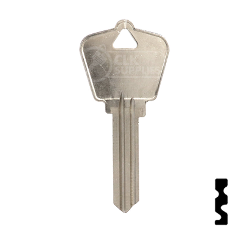 Uncut Key Blank | Arrow | A1179N Residential-Commercial Key Ilco