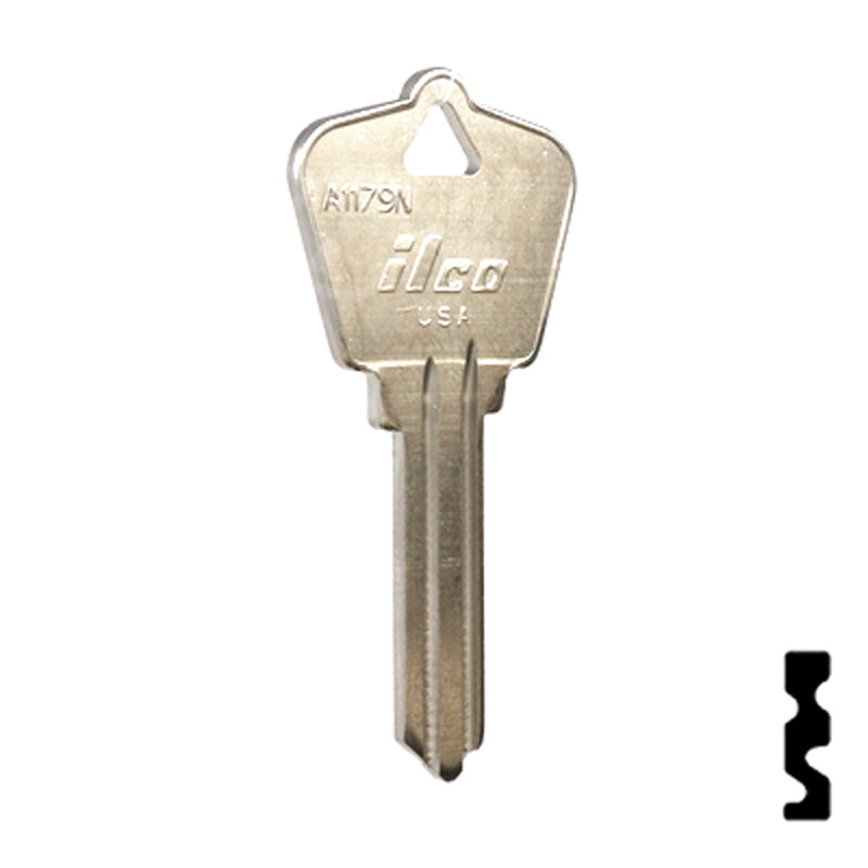 Uncut Key Blank | Arrow | A1179N Residential-Commercial Key Ilco
