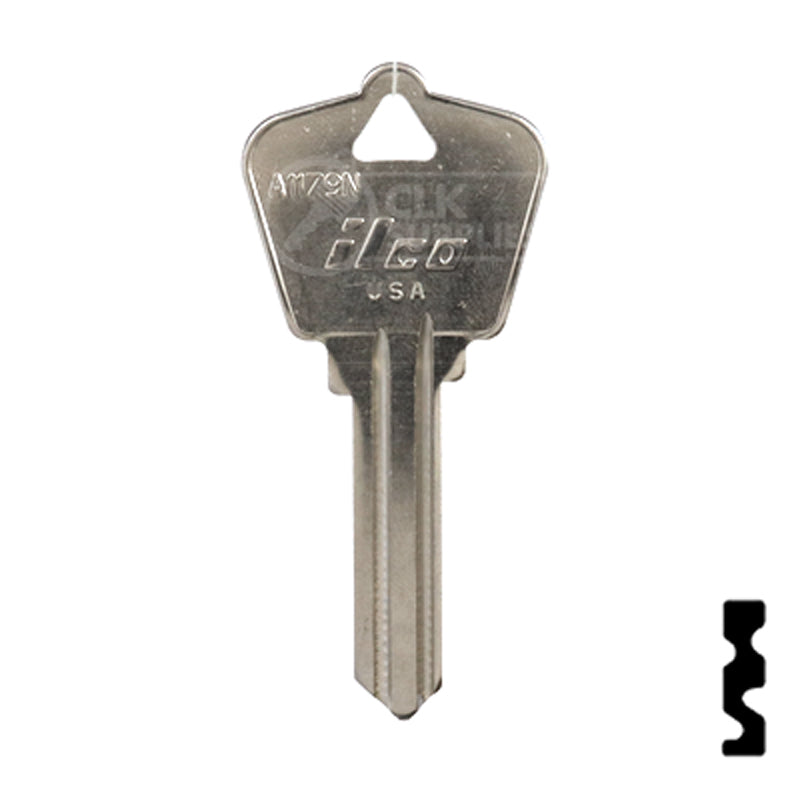 Uncut Key Blank | Arrow | A1179N Residential-Commercial Key Ilco