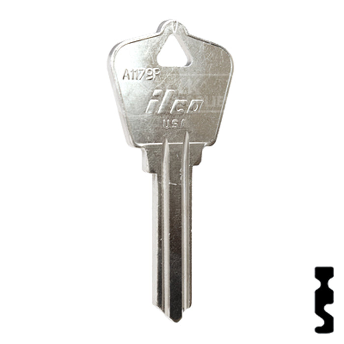 Uncut Key Blank | Arrow | A1179P Residential-Commercial Key Ilco