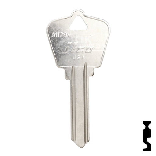 Uncut Key Blank | Arrow | A1179V Residential-Commercial Key Ilco