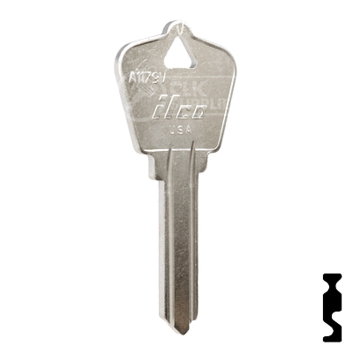 Uncut Key Blank | Arrow | A1179V Residential-Commercial Key Ilco