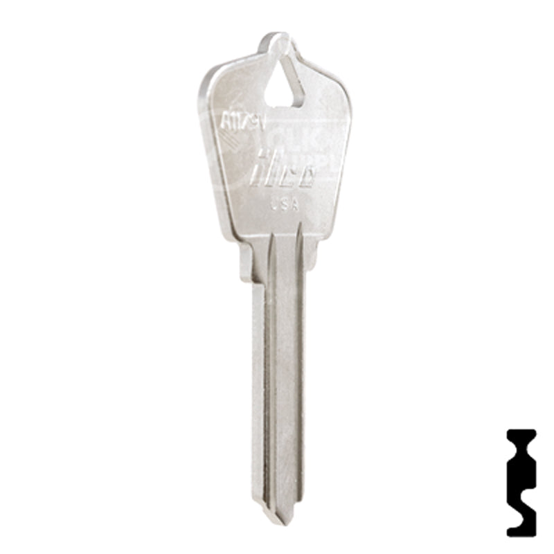 Uncut Key Blank | Arrow | A1179V Residential-Commercial Key Ilco