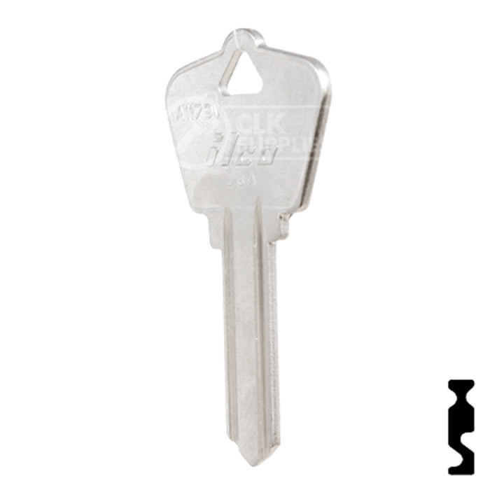 Uncut Key Blank | Arrow | A1179V Residential-Commercial Key Ilco