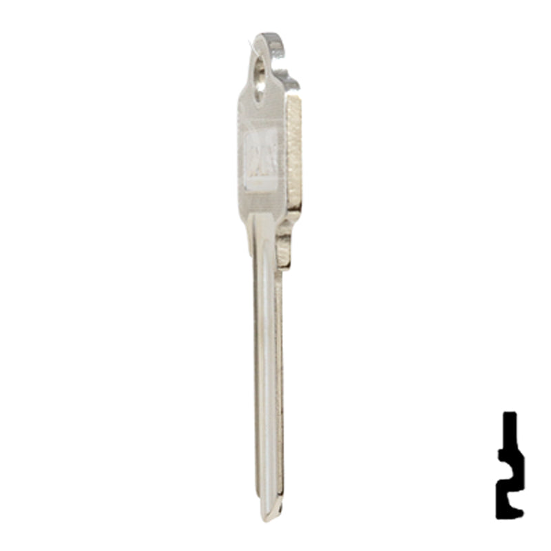 Uncut Key Blank | Arrow | AR3-NP, 6-Pin Residential-Commercial Key JMA USA