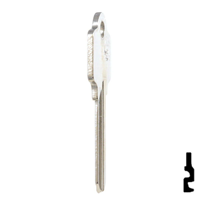 Uncut Key Blank | Arrow | AR3-NP, 6-Pin Residential-Commercial Key JMA USA