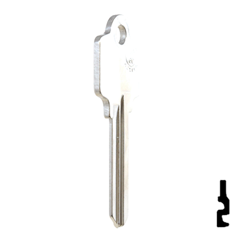 Uncut Key Blank | Arrow | AR3-NP, 6-Pin Residential-Commercial Key JMA USA
