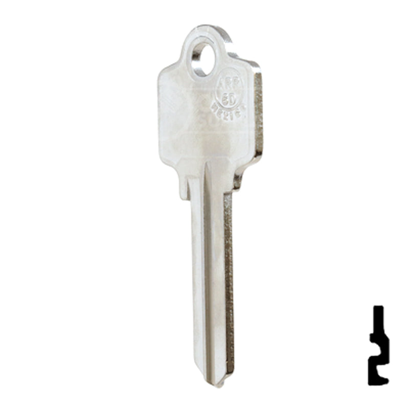 Uncut Key Blank | Arrow | AR3-NP, 6-Pin Residential-Commercial Key JMA USA
