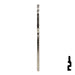 Uncut Key Blank | Arrow | AR3-NP, 6-Pin Residential-Commercial Key JMA USA
