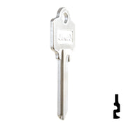Uncut Key Blank | Arrow | AR3-NP, 6-Pin Residential-Commercial Key JMA USA
