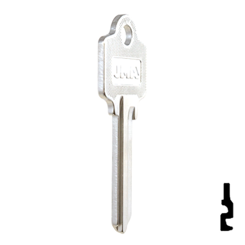 Uncut Key Blank | Arrow | AR3-NP, 6-Pin Residential-Commercial Key JMA USA