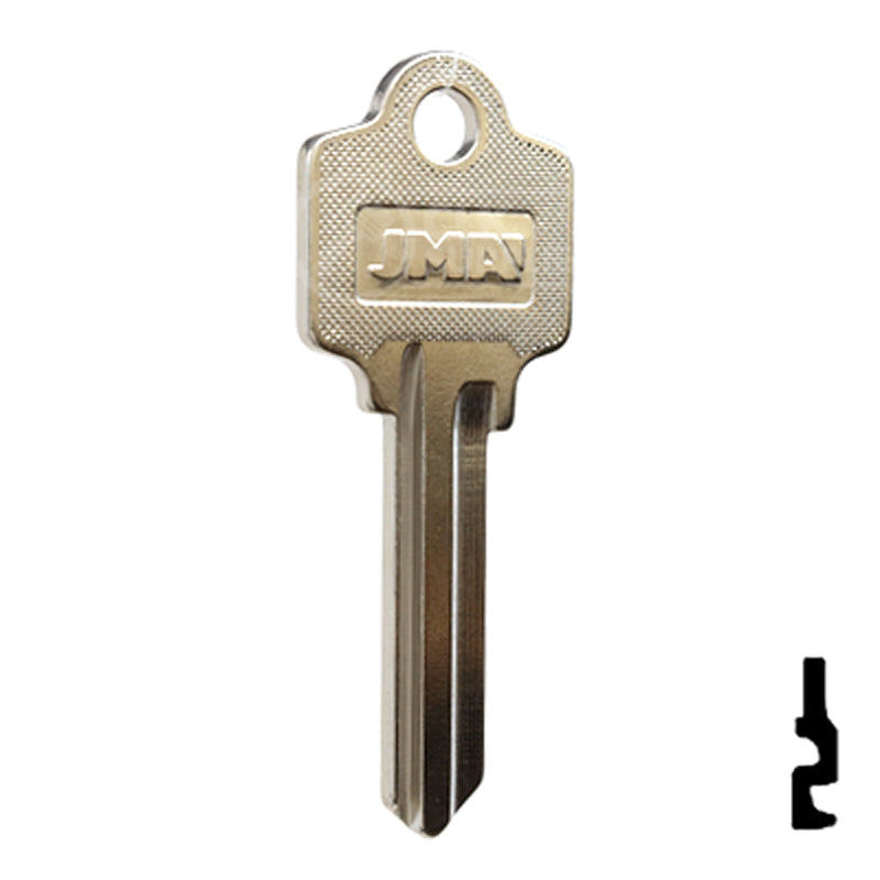 Uncut Key Blank | Arrow | AR3-NP, 6-Pin Residential-Commercial Key JMA USA