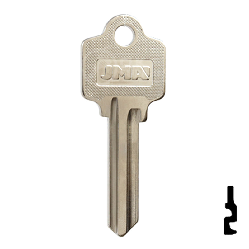 Uncut Key Blank | Arrow | AR3-NP, 6-Pin Residential-Commercial Key JMA USA