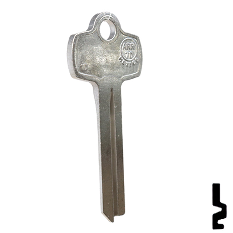 Uncut Key Blank | Arrow | C1D, B11791D, ARR-7D Residential-Commercial Key JMA USA