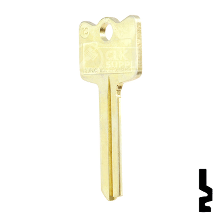 Uncut Key Blank | Arrow | CH1C Residential-Commercial Key Ilco