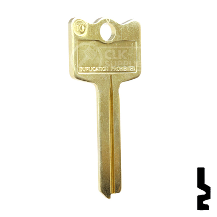 Uncut Key Blank | Arrow | CH1C Residential-Commercial Key Ilco