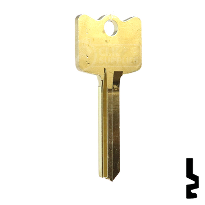 Uncut Key Blank | Arrow | CH1D Residential-Commercial Key Ilco