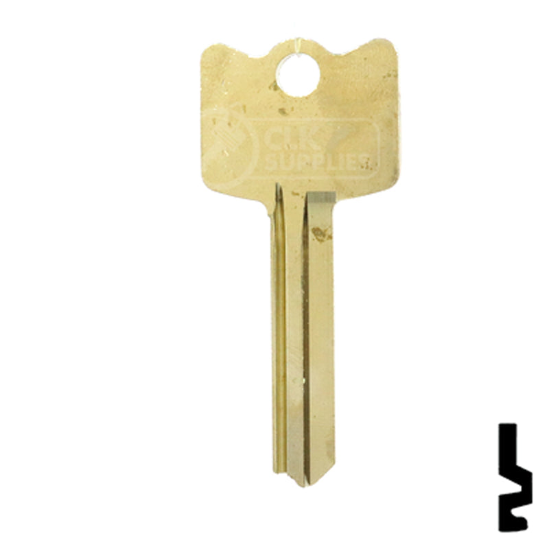 Uncut Key Blank | Arrow | CH1D Residential-Commercial Key Ilco