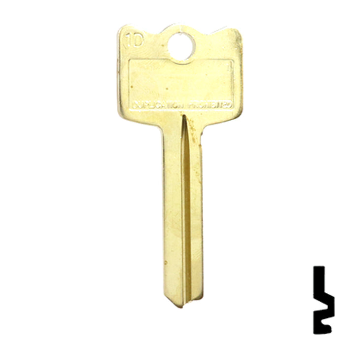 Uncut Key Blank | Arrow | CH1D Residential-Commercial Key Ilco