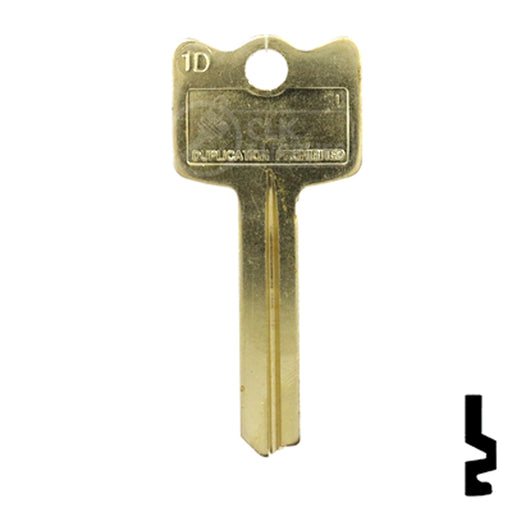 Uncut Key Blank | Arrow | CH1D Residential-Commercial Key Ilco
