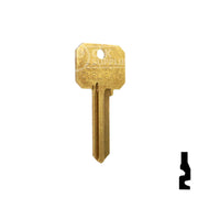 Uncut Key Blank | Arrow Keyway | DND-AR4-BR Residential-Commercial Key Ilco