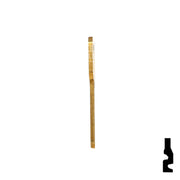 Uncut Key Blank | Arrow Keyway | DND-AR4-BR Residential-Commercial Key Ilco