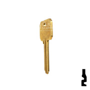 Uncut Key Blank | Arrow Keyway | DND-AR4-BR Residential-Commercial Key Ilco