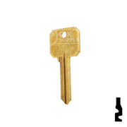 Uncut Key Blank | Arrow Keyway | DND-AR4-BR Residential-Commercial Key Ilco