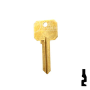 Uncut Key Blank | Arrow Keyway | DND-AR4-BR Residential-Commercial Key Ilco