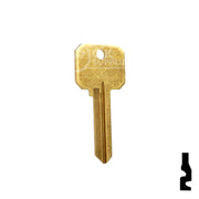 Uncut Key Blank | Arrow Keyway | DND-AR4-BR Residential-Commercial Key Ilco