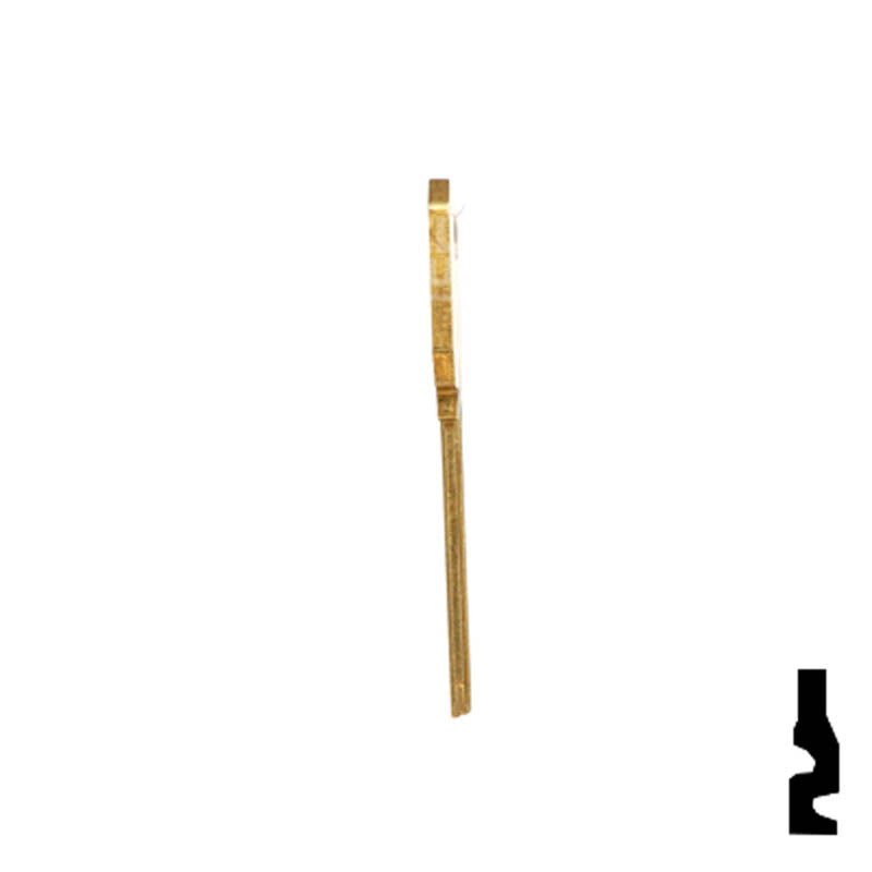 Uncut Key Blank | Arrow Keyway | DND-AR4-BR Residential-Commercial Key Ilco