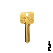 Uncut Key Blank | Arrow Keyway | DND-AR4-BR Residential-Commercial Key Ilco