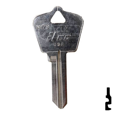 Uncut Key Blank | Arrow | N1179 Residential-Commercial Key Ilco