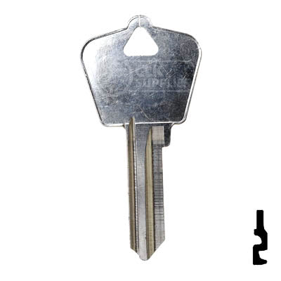 Uncut Key Blank | Arrow | N1179 Residential-Commercial Key Ilco